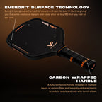 Vatic Pro V-Sol Tour EverGrit Elongated Pickleball Paddle