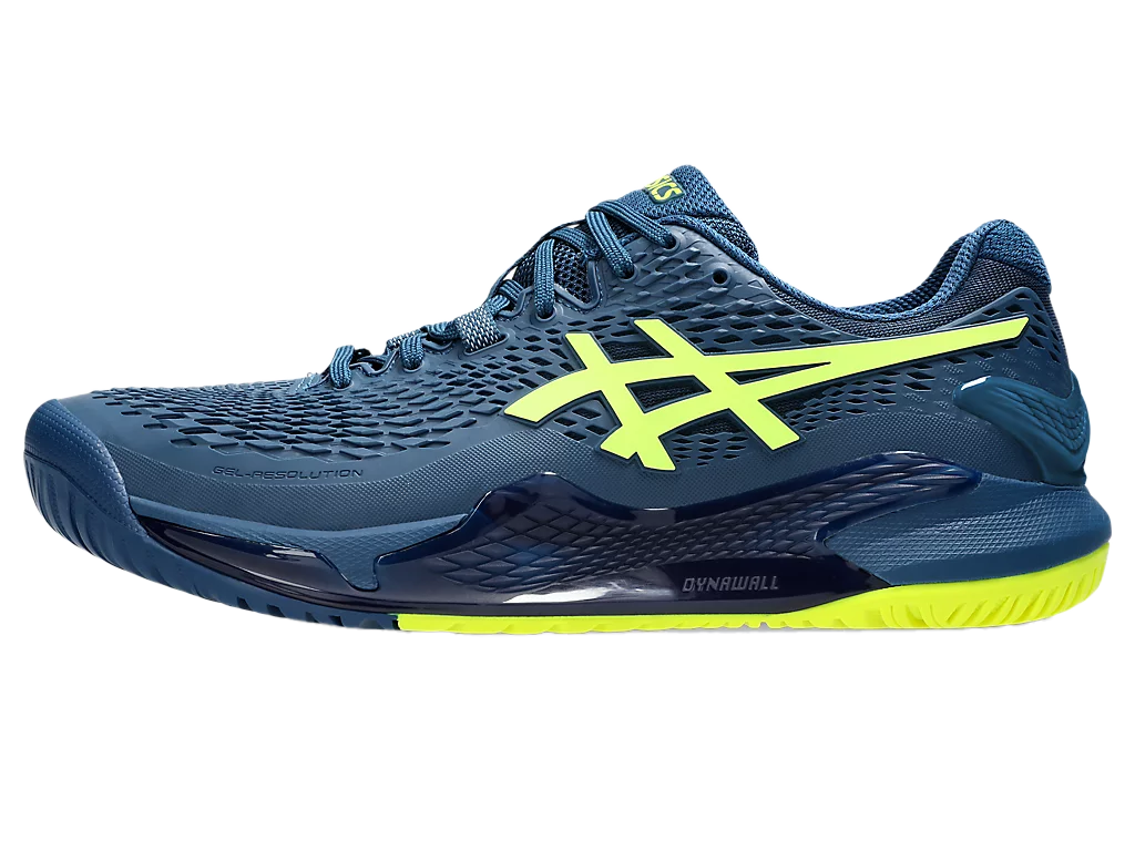 Gel - Resolution 9 Mako Blue / Safety Yellow Pickleball Shoes (Unisex)