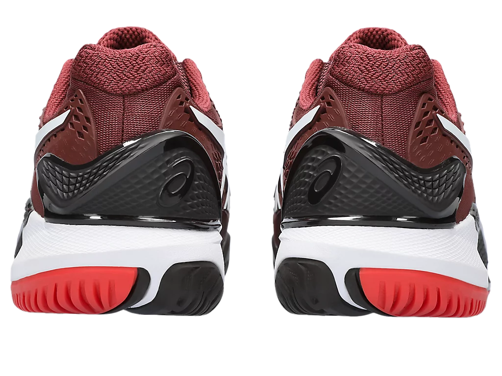 Gel - Resolution 9 Antique Red / White Men's Pickleball Shoes