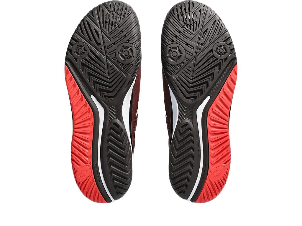Gel - Resolution 9 Antique Red / White Men's Pickleball Shoes
