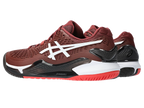 Gel - Resolution 9 Antique Red / White Men's Pickleball Shoes