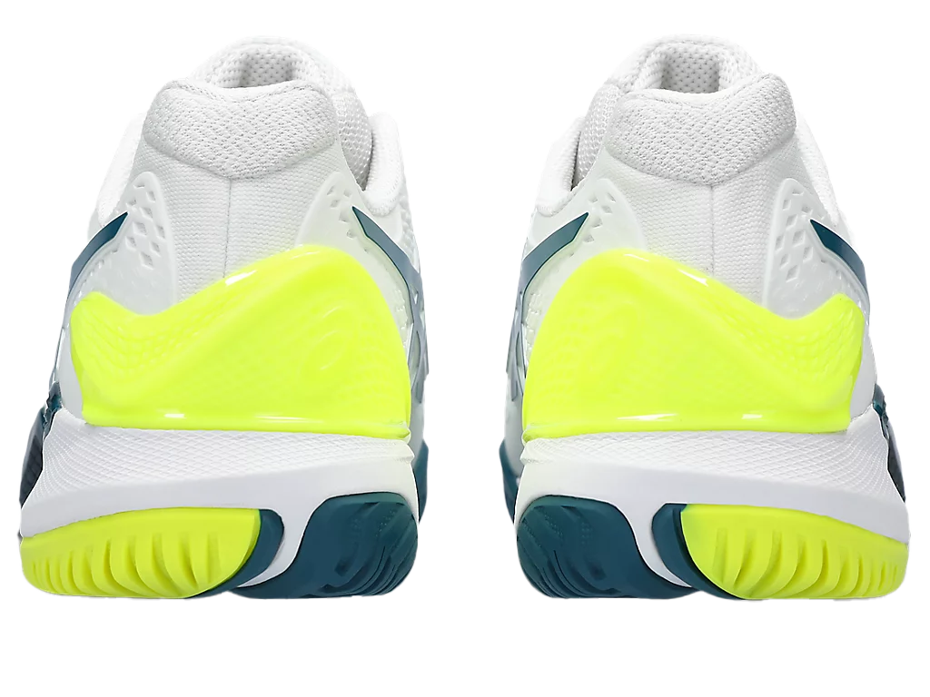 Gel - Resolution 9 White / Restful Teal Men's Pickleball Shoes