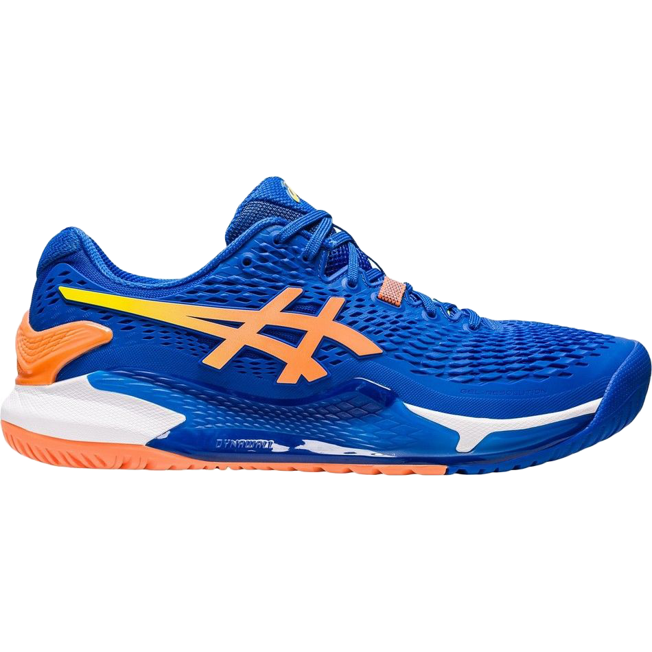 Gel - Resolution 9 Steel Blue / Orange Pickleball Shoes (Men)