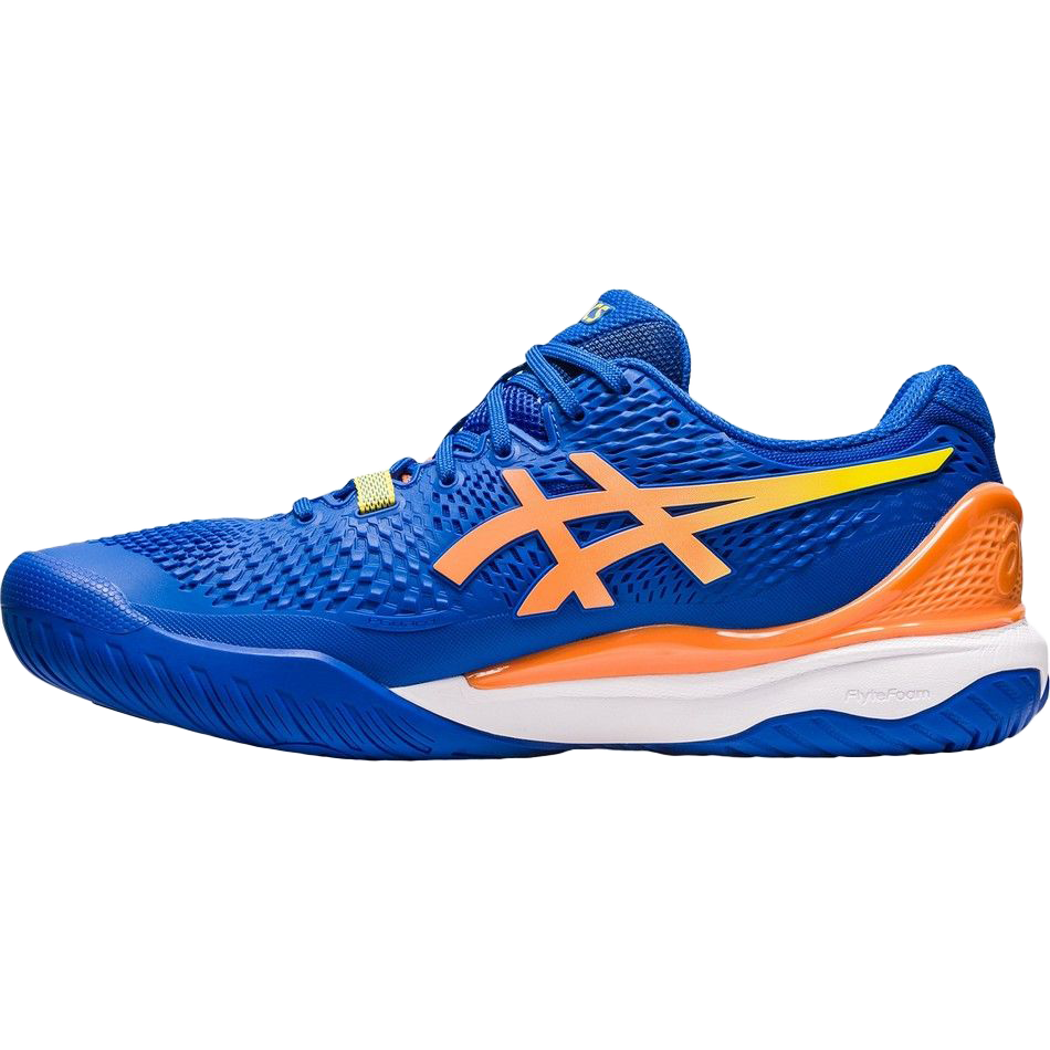 Gel - Resolution 9 Steel Blue / Orange Pickleball Shoes (Men)