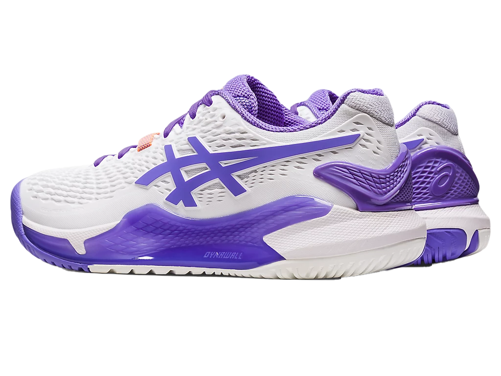 Gel-Resolution 9 White / Amethyst Pickleball Shoes (Women's)