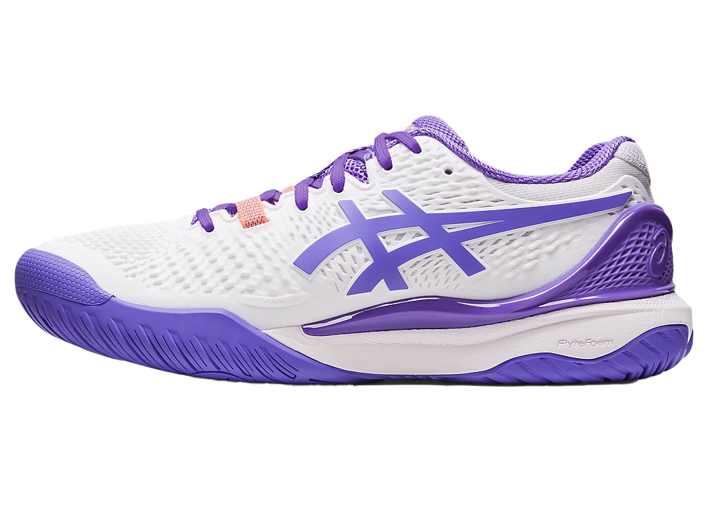 Gel-Resolution 9 White / Amethyst Pickleball Shoes (Women's)