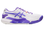 Gel-Resolution 9 White / Amethyst Pickleball Shoes (Women's)