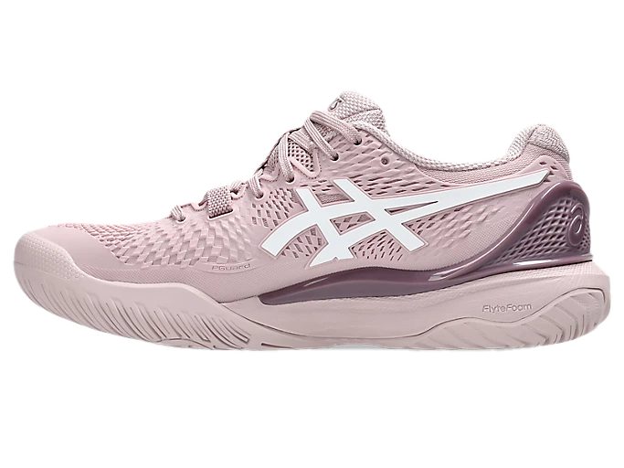 Gel-Resolution 9 Watershed Rose / White Women's Pickleball Shoes