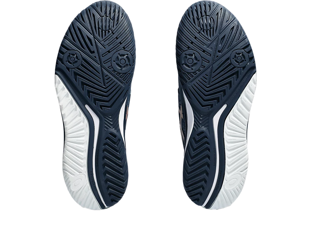 Gel-Resolution 9 French Blue / Pure Gold Pickleball Shoes (Unisex)