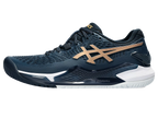 Gel-Resolution 9 French Blue / Pure Gold Pickleball Shoes (Unisex)