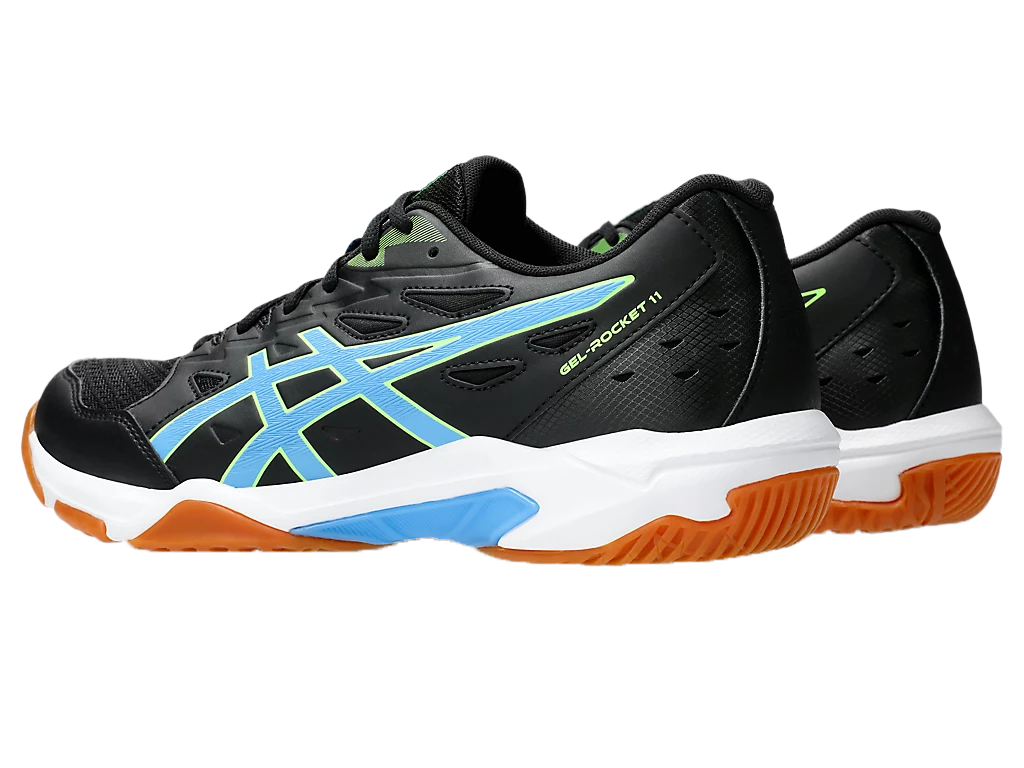 Asics Gel-Rocket 11 Black / Waterscape Pickleball Shoes (Men)