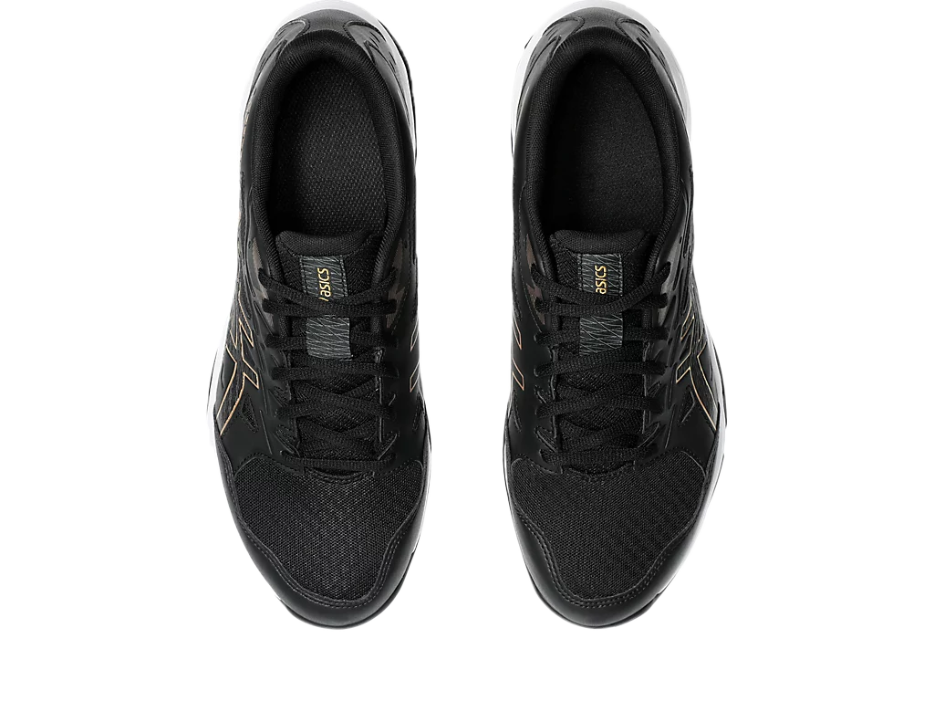 Asics Gel - Rocket 11 Black / Pure Gold Pickleball Shoes (Men)