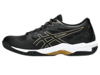 Asics Gel - Rocket 11 Black / Pure Gold Pickleball Shoes (Men)