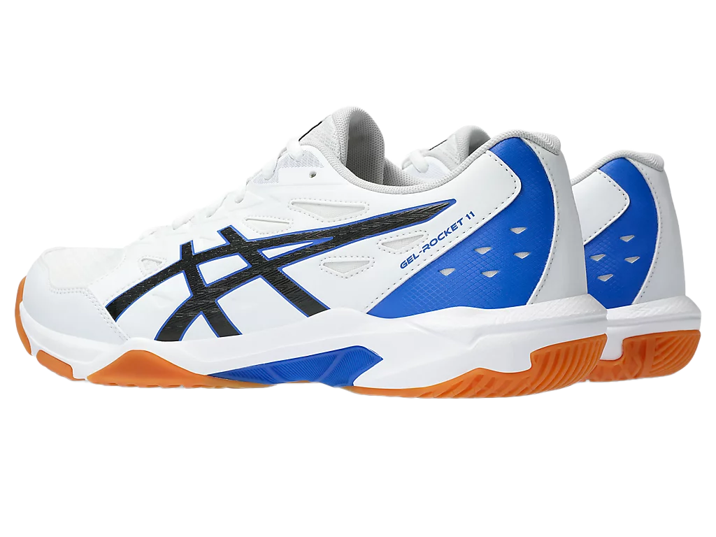 Asics Gel-Rocket 11 White / Black Men's Pickleball Shoes