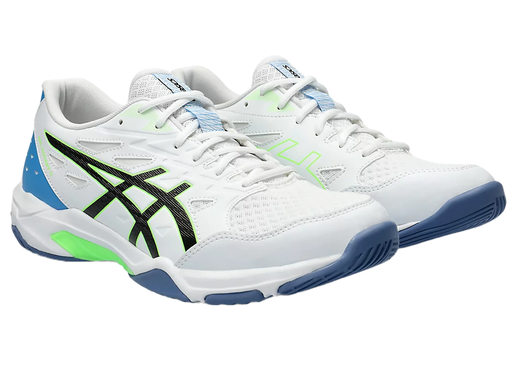Asics Gel-Rocket 11 White / Lime Burst Men's Pickleball Shoes