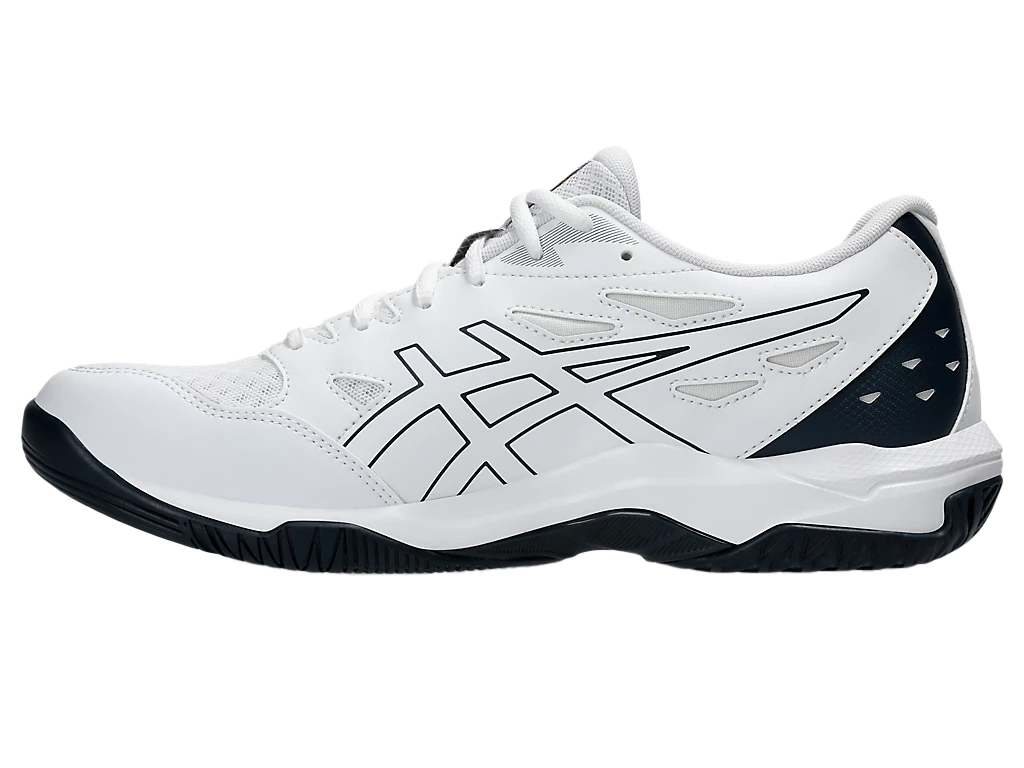 Asics Gel-Rocket 11 White / Pure Gold Pickleball Shoes (Men's)