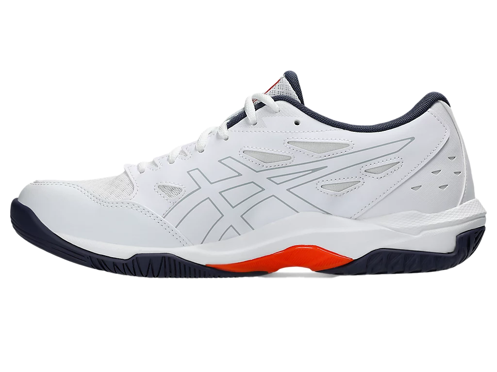 Asics Gel-Rocket 11 Pickleball Shoes - White / Indigo Fog (Unisex)