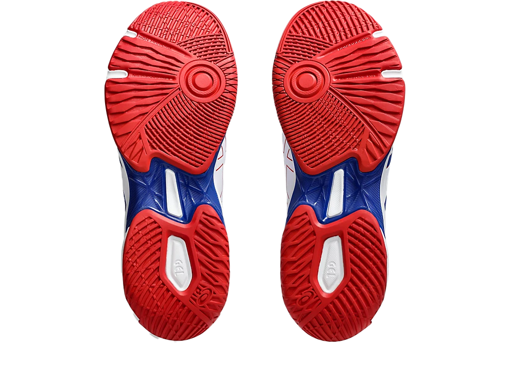 Asics Gel-Rocket 11 White / Asics Blue Pickleball Shoes (Unisex)