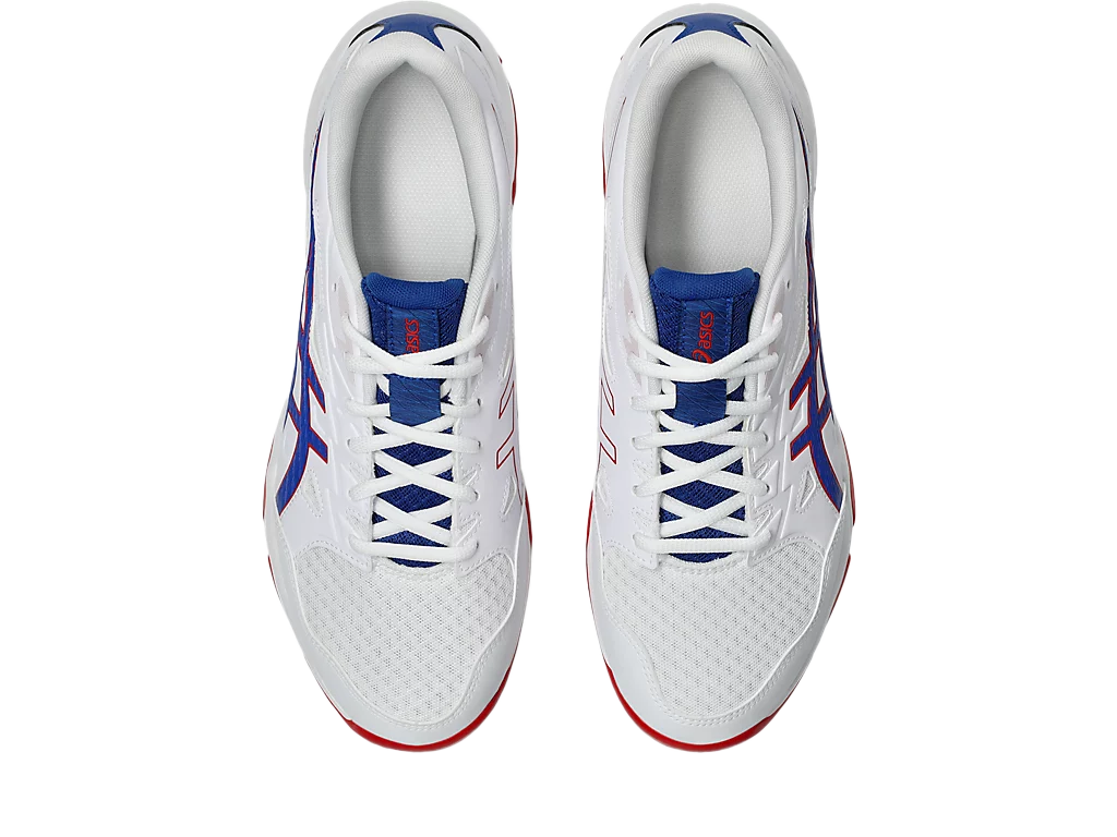 Asics Gel-Rocket 11 White / Asics Blue Pickleball Shoes (Unisex)