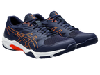 Asics Gel - Rocket 11 Peacoat / Shocking Orange Pickleball Shoes (Men)