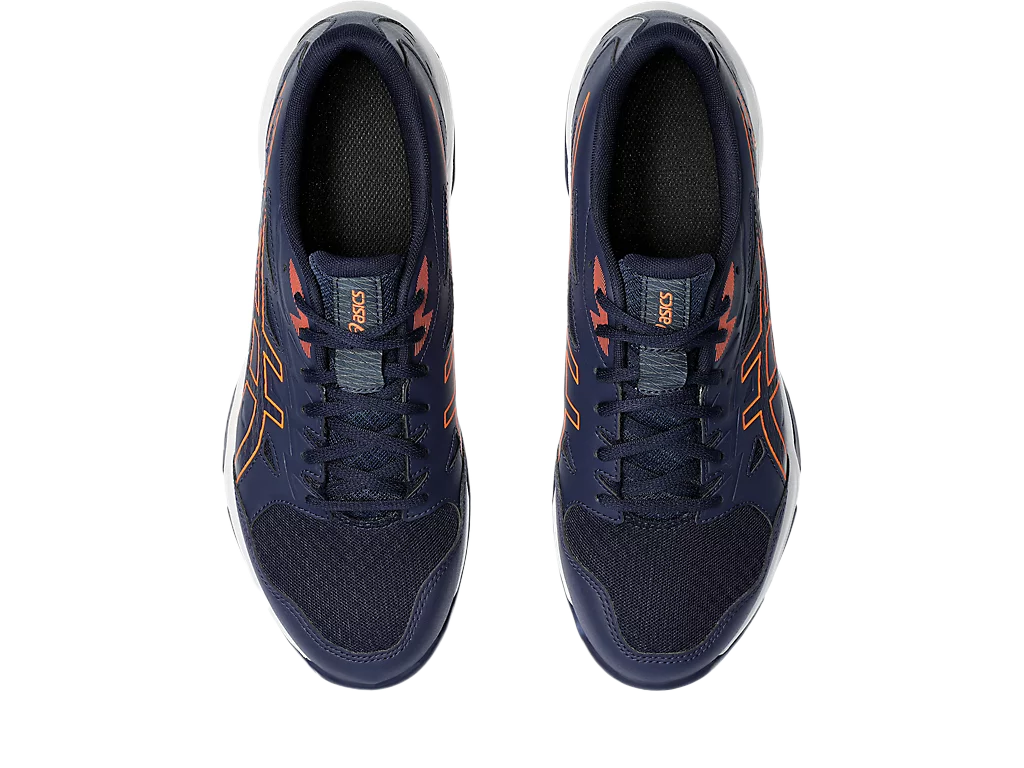 Asics Gel - Rocket 11 Peacoat / Shocking Orange Pickleball Shoes (Men)