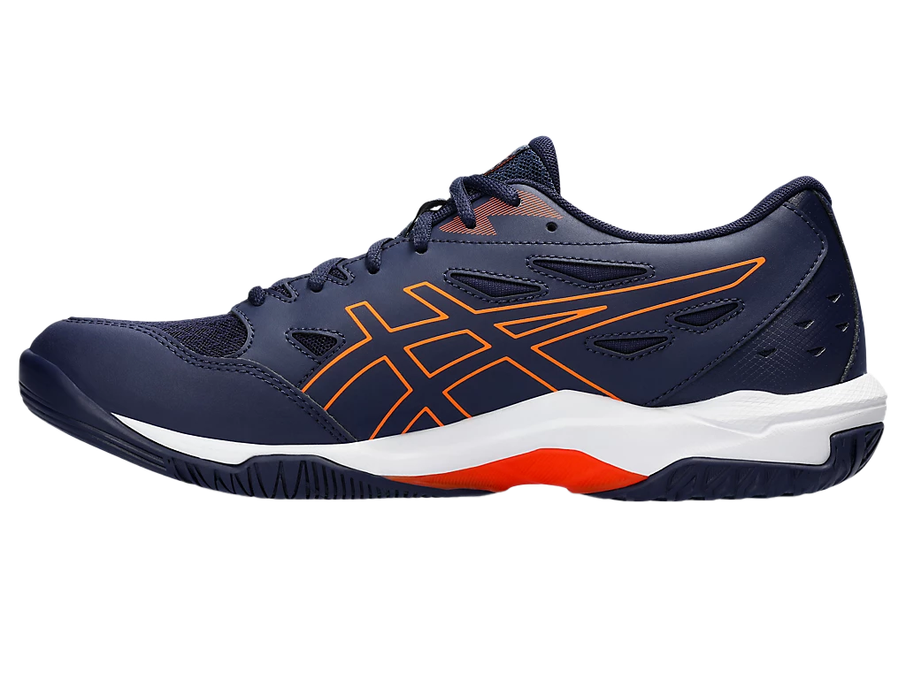 Asics Gel - Rocket 11 Peacoat / Shocking Orange Pickleball Shoes (Men)