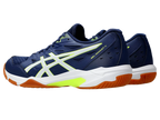 Asics Gel-Rocket 11 Blue Expense / Safety Yellow Pickleball Shoes (Men's)