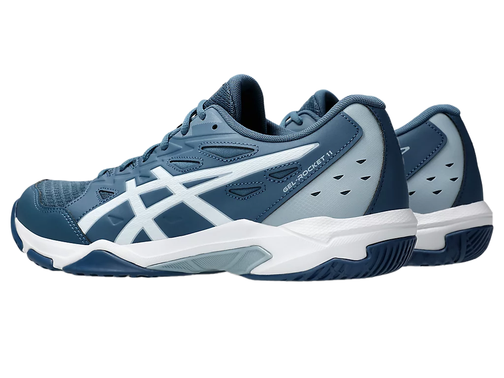 Asics Gel-Rocket 11 Pickleball Shoes - Vintage Indigo / White (Men)