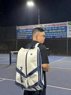 Deluxe Pickleball Backpack (White/Black)