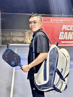 Deluxe Pickleball Backpack (White/Black)