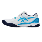 Gel - Resolution 9 White / Digital Aqua Pickleball Shoes (Unisex)