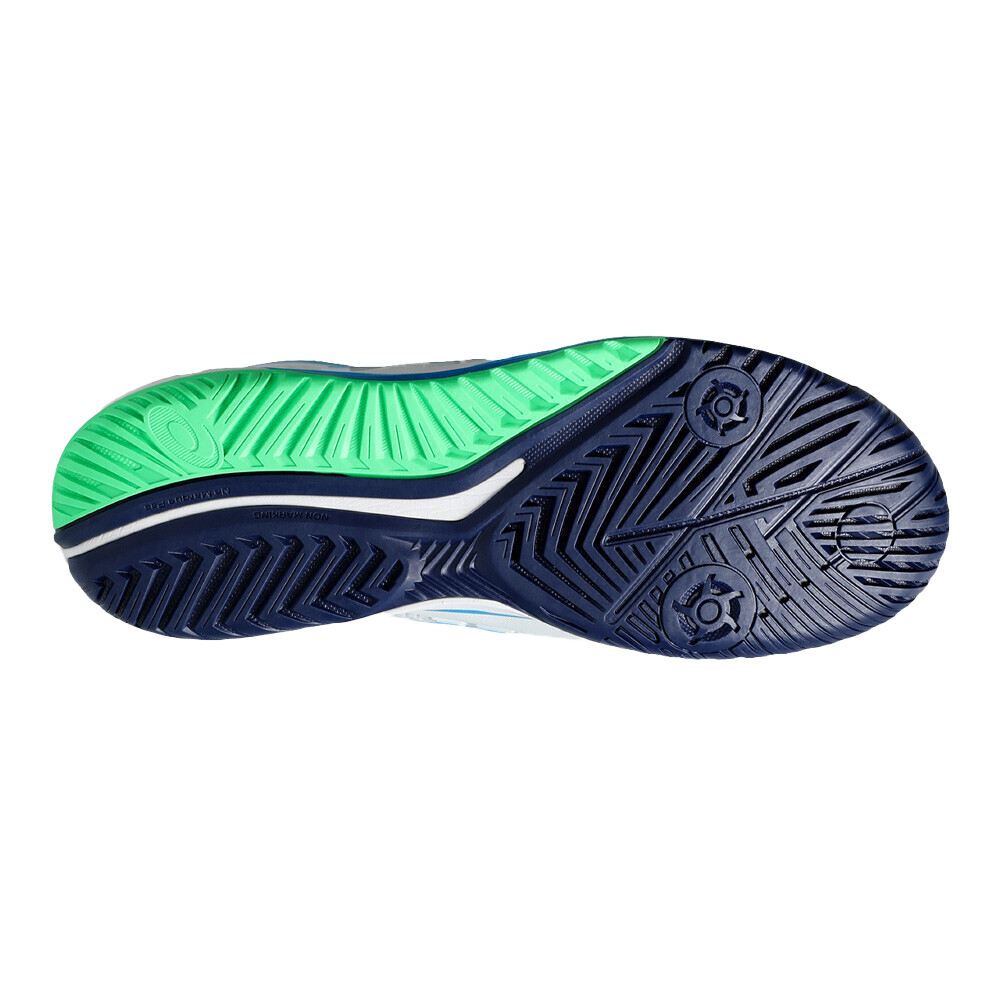 Gel - Resolution 9 White / Digital Aqua Pickleball Shoes (Unisex)
