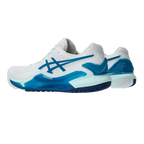 Gel-Resolution 9 White / Teal Blue Women's Pickleball Shoes