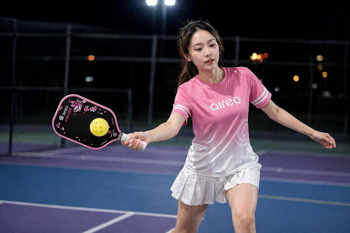 Aireo Sports Cherry Blossom Performance Pickleball T-Shirt