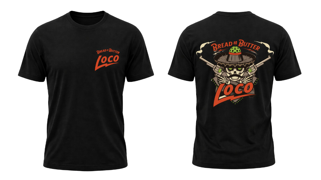 Bread'N'Butter Loco Black Edition Pickleball Shirt