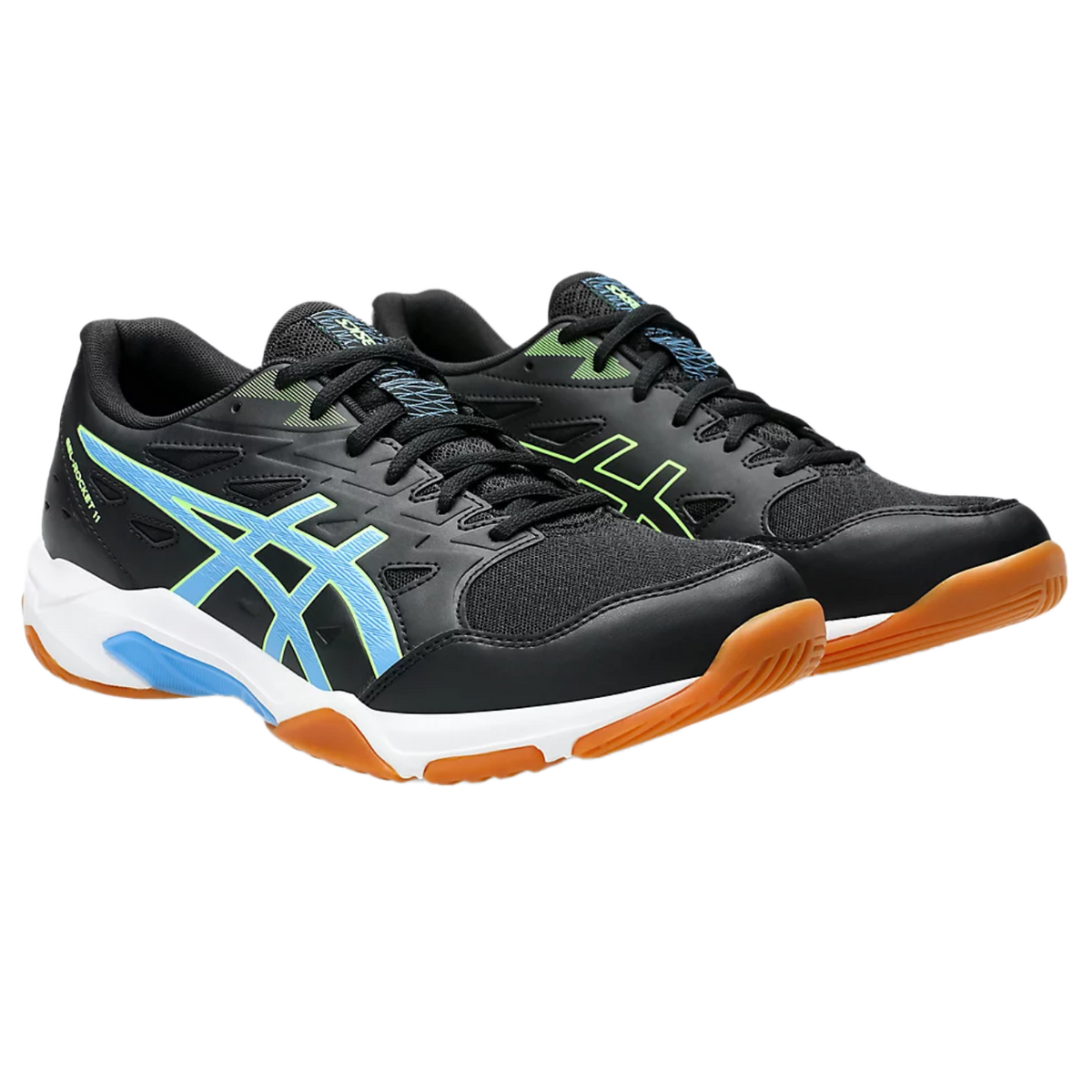 Asics Gel-Rocket 11 Black / Waterscape Pickleball Shoes (Men)