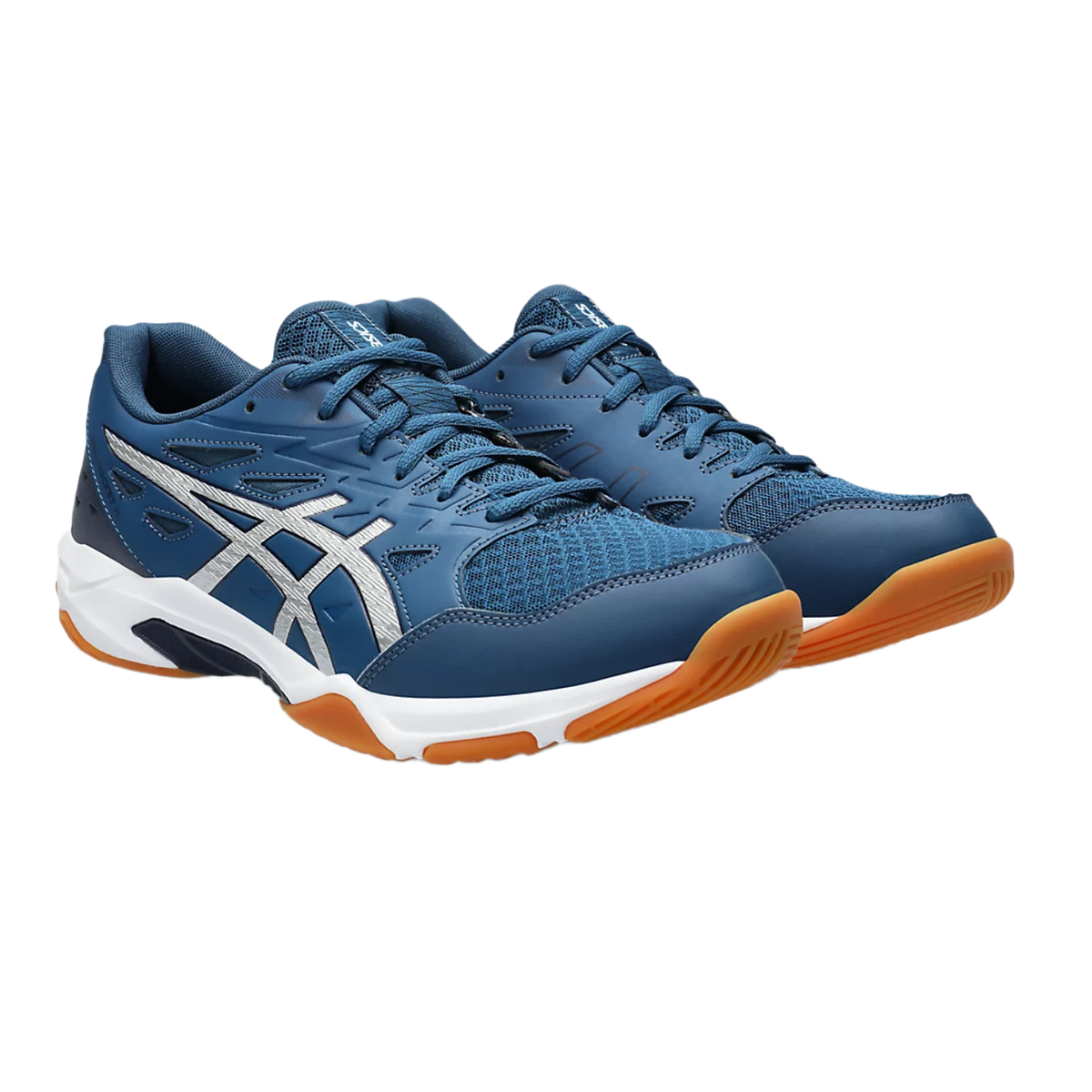 Asics Gel - Rocket 11 Mako Blue / Pure Silver Men's Pickleball Shoes