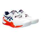 Gel - Resolution 9 Blue Expense / White Pickleball Shoes (Men)