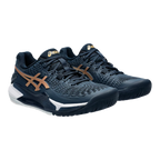 Gel-Resolution 9 French Blue / Pure Gold Pickleball Shoes (Unisex)