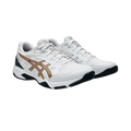 Asics Gel-Rocket 11 White / Pure Gold Pickleball Shoes (Men's)