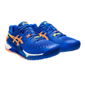 Gel - Resolution 9 Steel Blue / Orange Pickleball Shoes (Men)