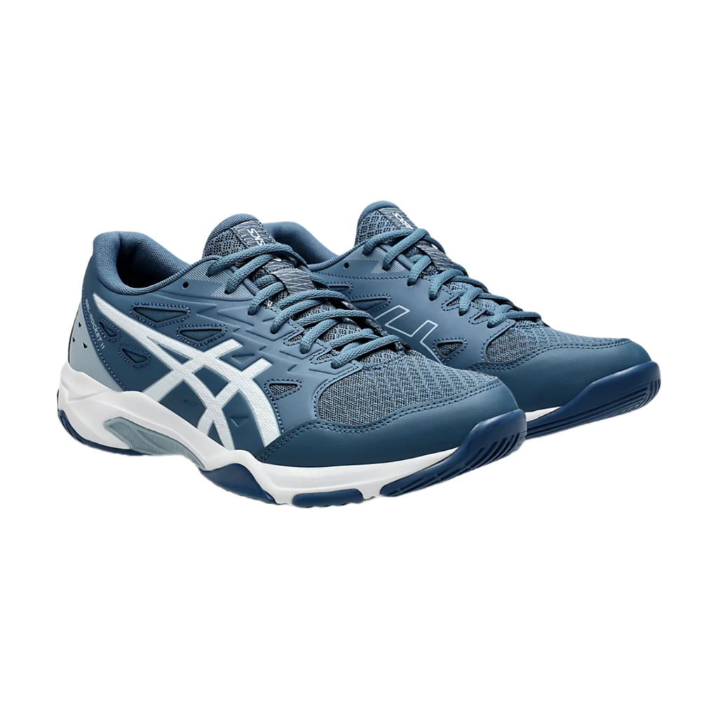 Asics Gel-Rocket 11 Pickleball Shoes - Vintage Indigo / White (Men)