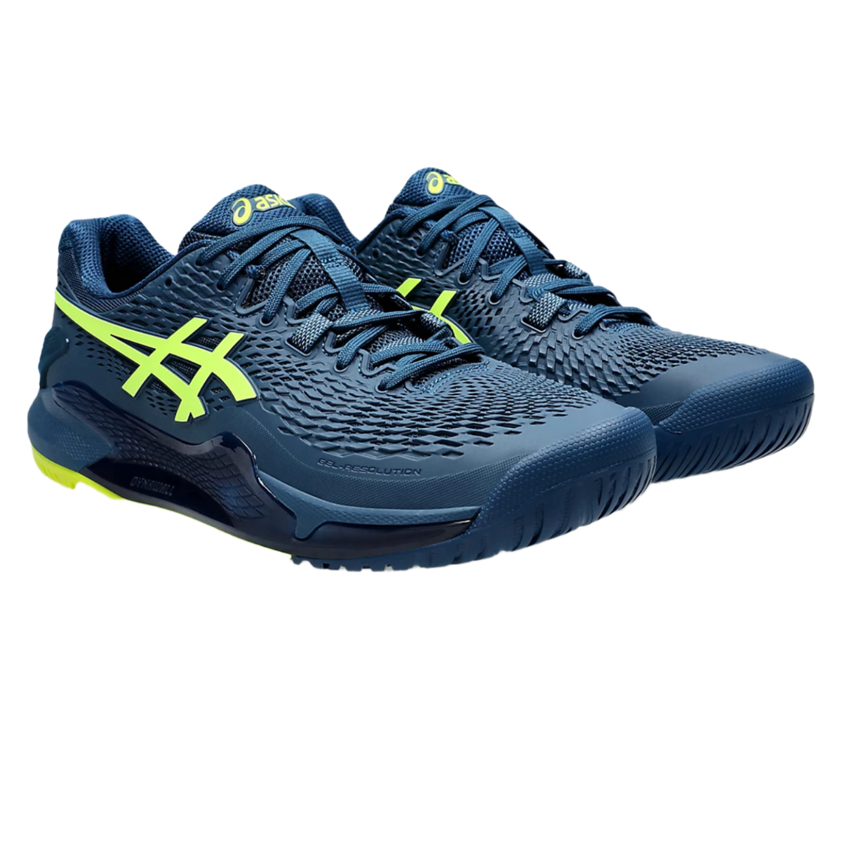 Gel - Resolution 9 Mako Blue / Safety Yellow Pickleball Shoes (Unisex)