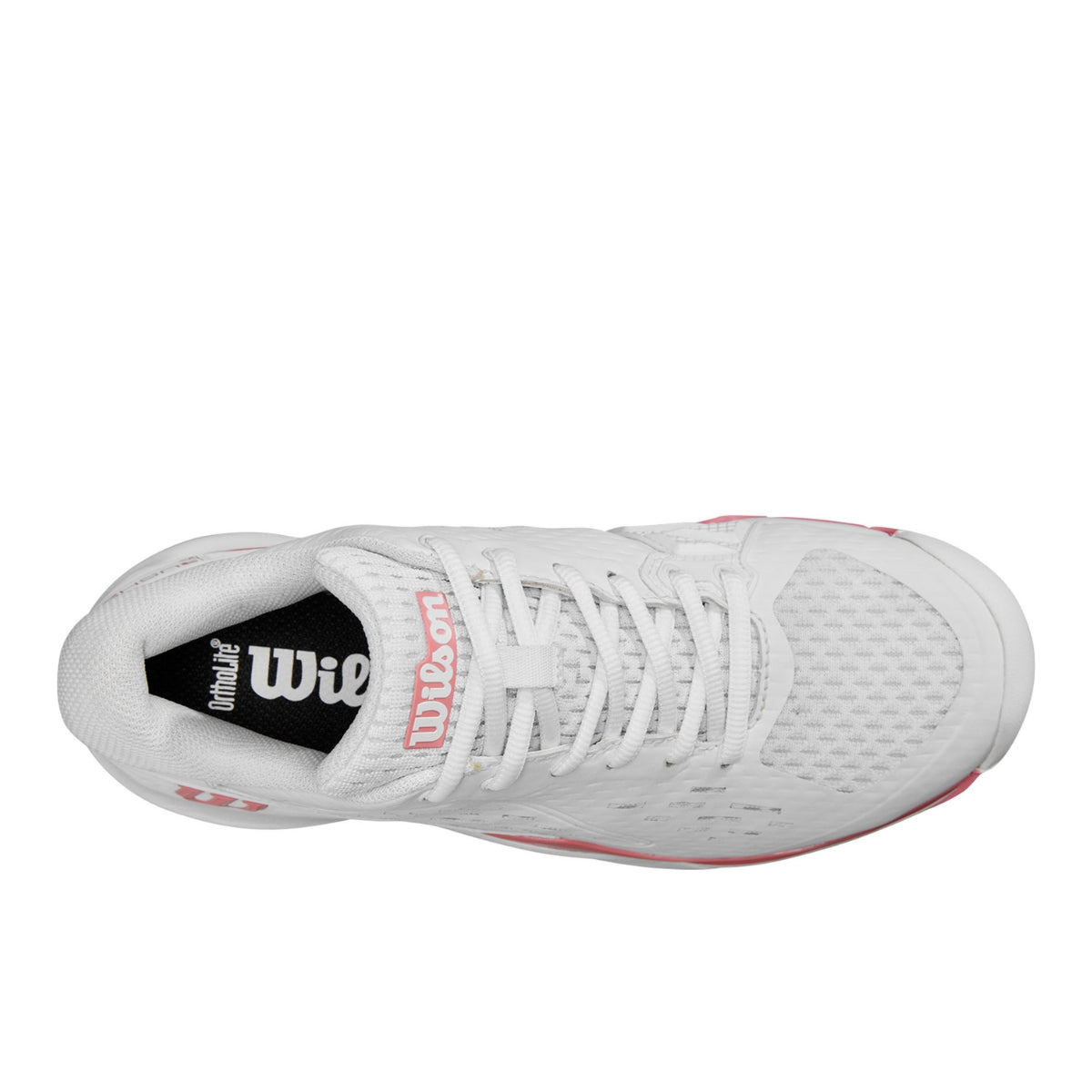 Wilson Rush Pro Ace Junior Pickleball Shoes | White Mauve Glow