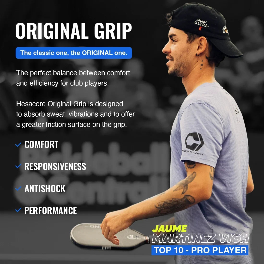 Hesacore The Original Pickleball Grip