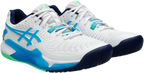 Gel - Resolution 9 White / Digital Aqua Pickleball Shoes (Unisex)