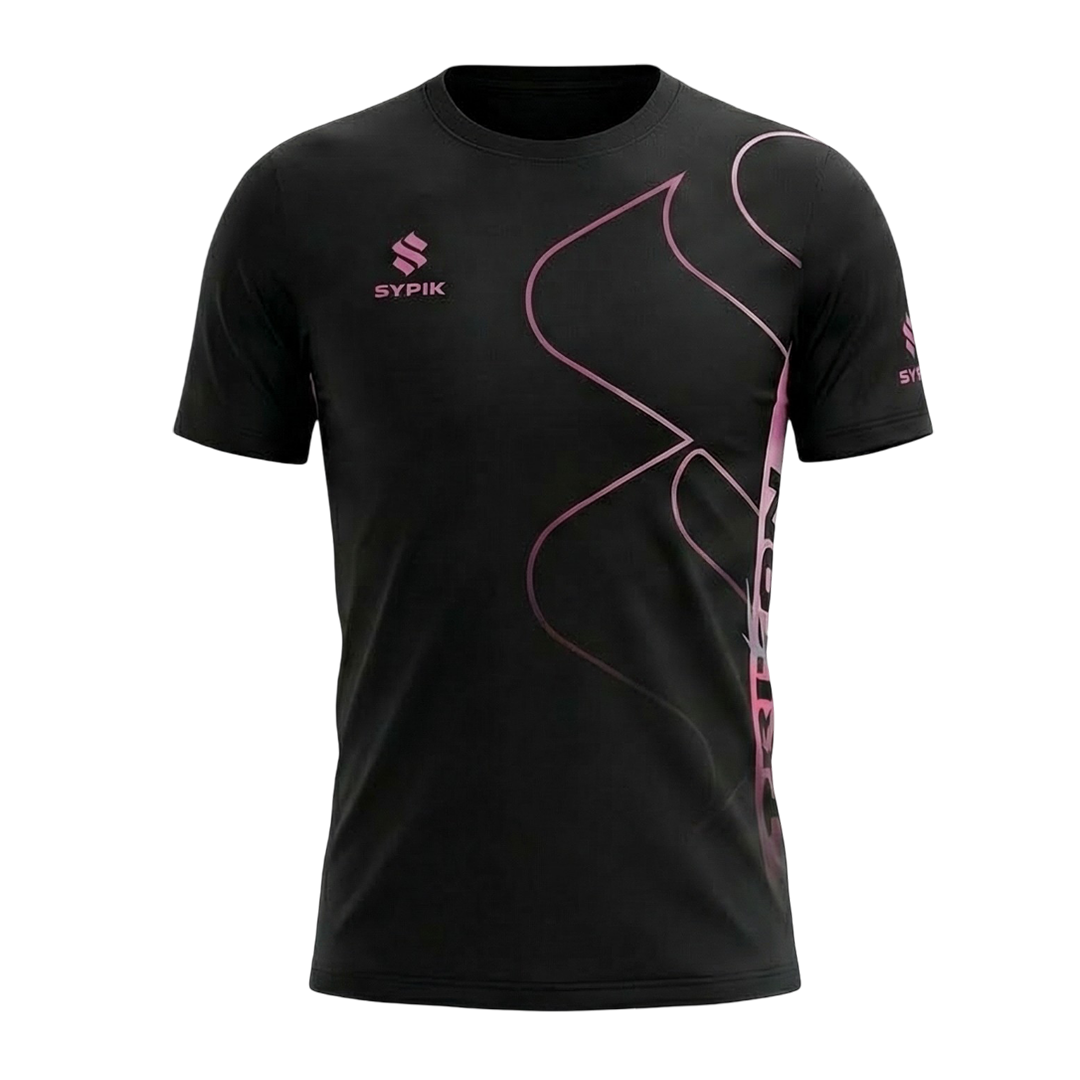 Sypik Triton 5 Pickleball Performance T-Shirt - Black Edition