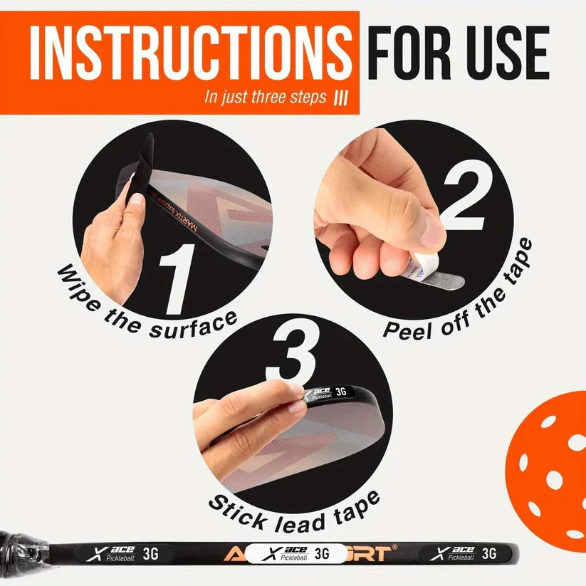 X-Ace Weighted Lead Tape Strips