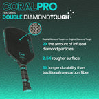 Six Zero Coral Pro RCD-W Pickleball Paddle