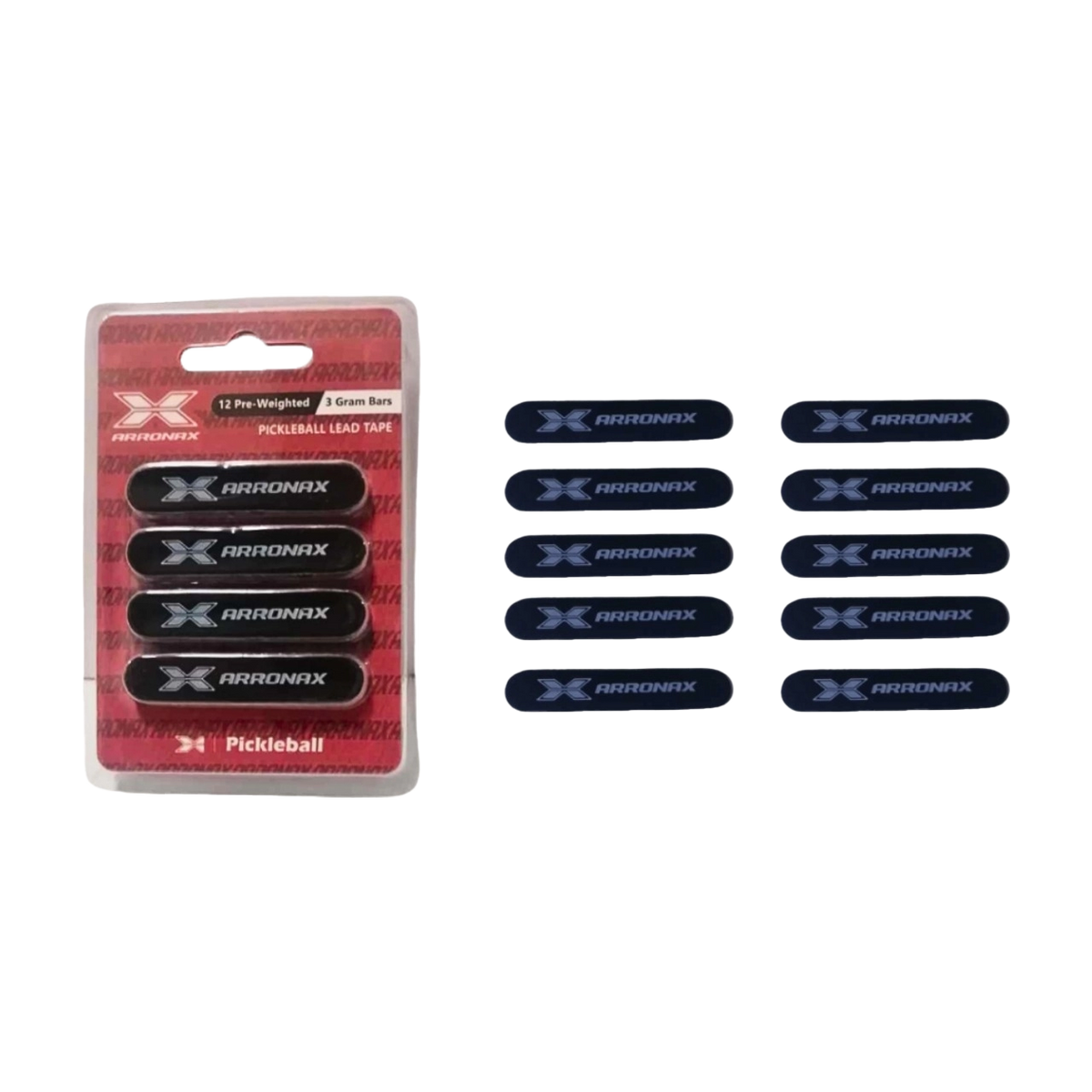 Arronax Lead Tape Strips for Pickleball Paddle